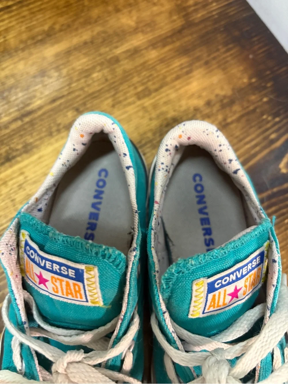 Converse‎ Turquoise Sneakers Size 13